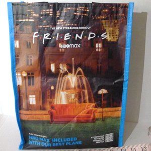 FRIENDS HBO MAX AT&T Reusable Tote Bag Promo Unused FRIENDS HOME Streaming